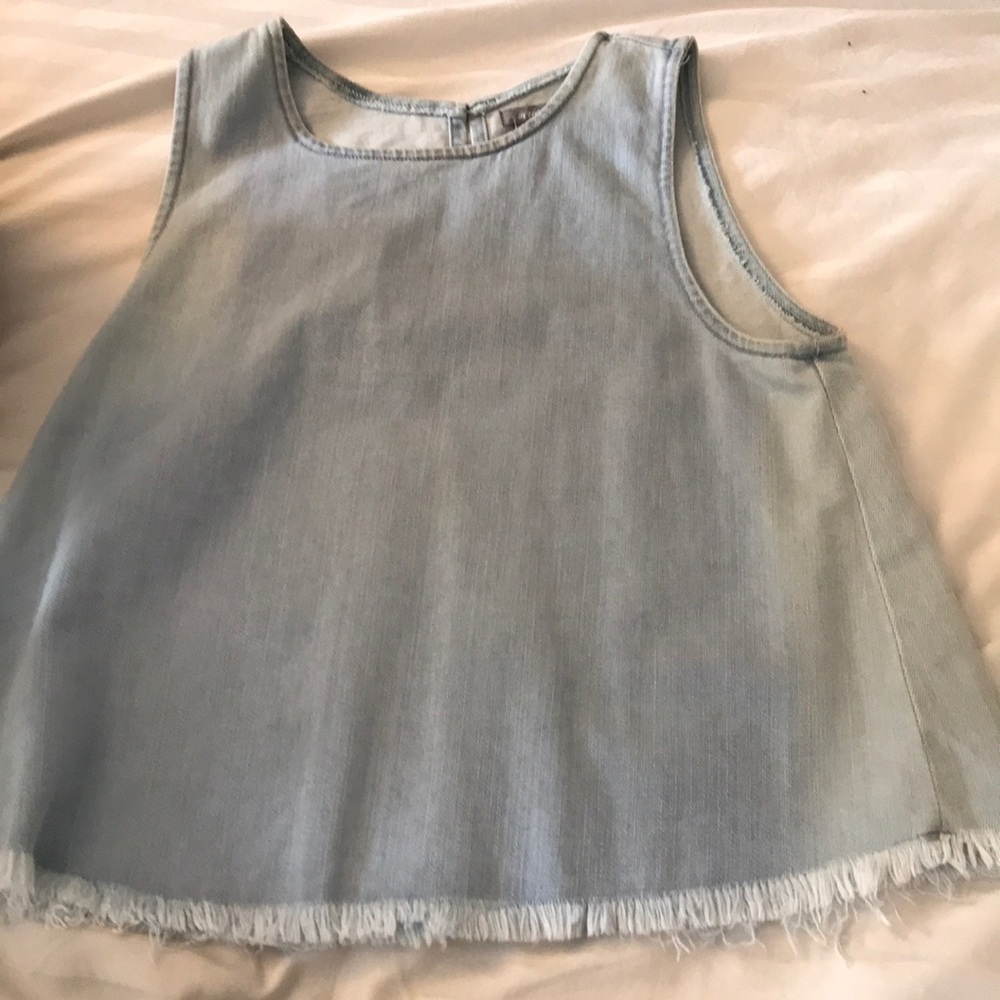 Denim tank top